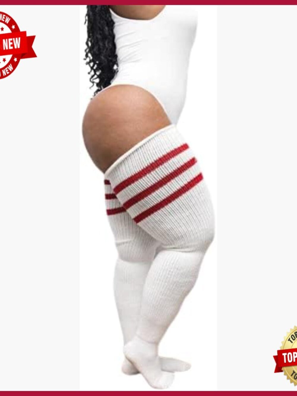 Plus Size Thigh High Socks, Over Knee Boot Stockings & Leg Warmers